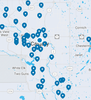 Sportball Locations in Calgary