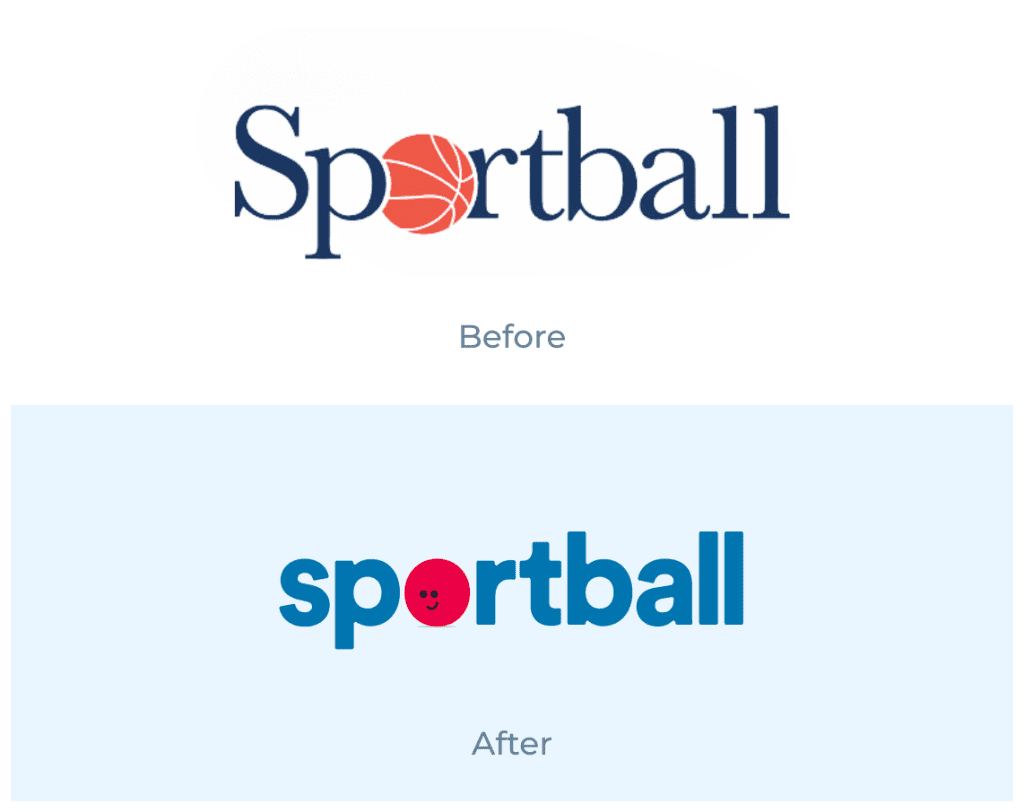 Before and After - Sportball Font