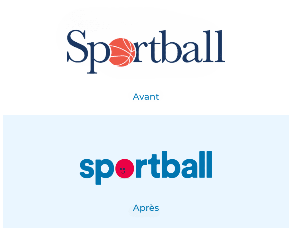Apres et Avant - Sportball Logo